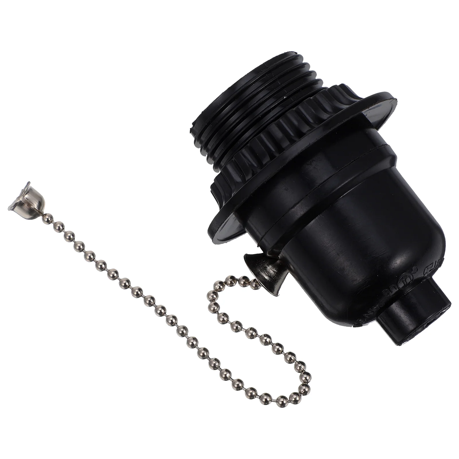 Pull Switch Lamp Parts Hardware Bulb Socket Cord Chain Light with Holder Zipper