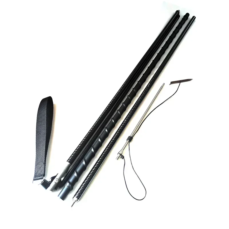 Newly upgraded carbon fiber fishing spear with 17-4 stainless steel tip, diving fishing tool, hand fishing spear with split