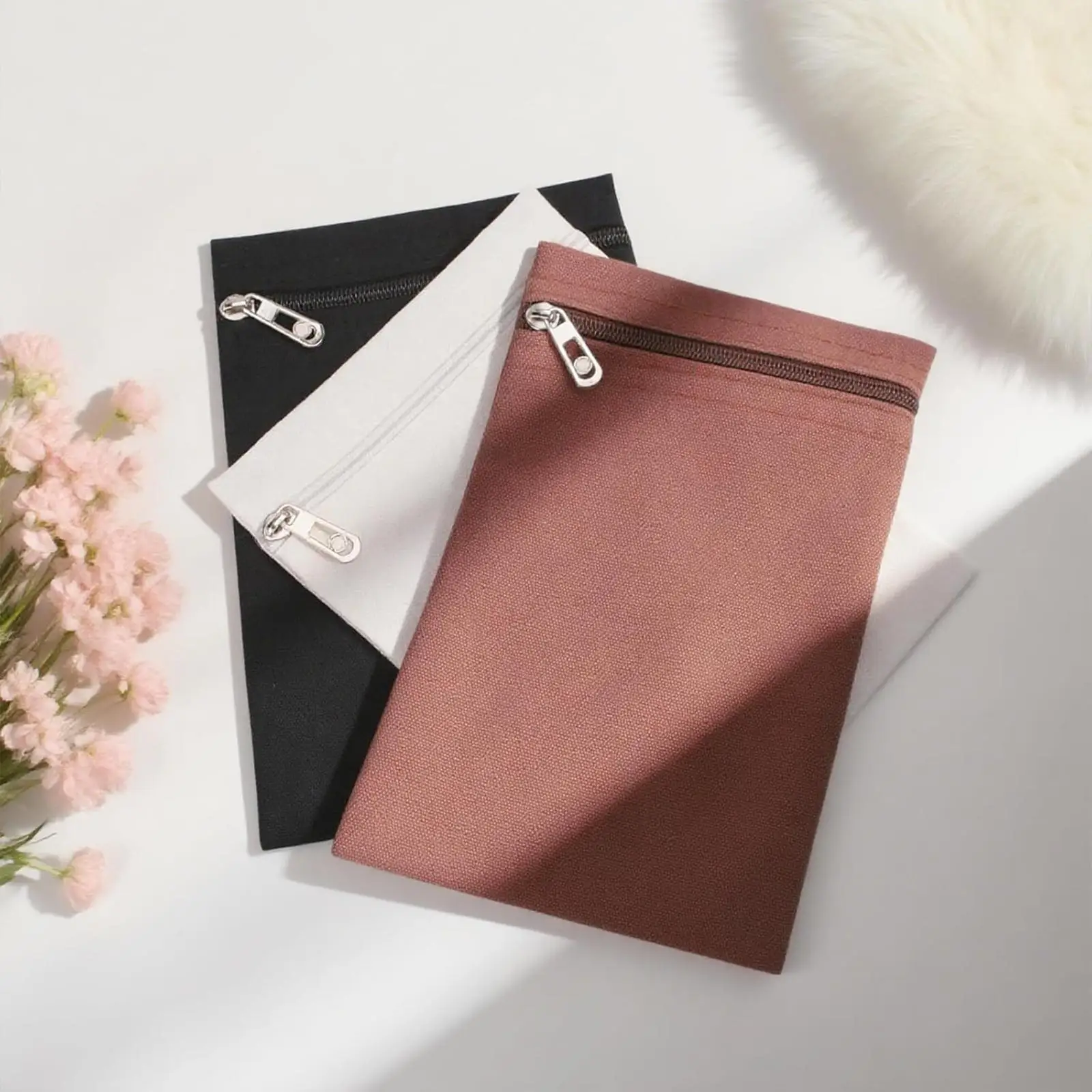 Fashion Accessories for Sewing Coats Pocket Sew in Side Pocket Canvas Zipper Pouch for Travel Clothing Security Storage