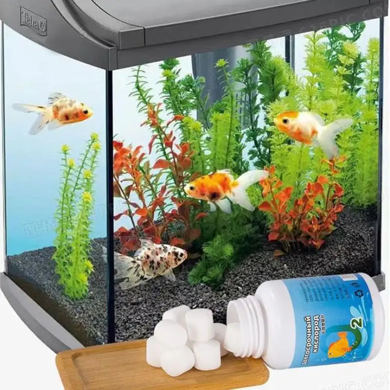 Aquarium Longterm Oxygen Tablets Particles Multi-Purpose Long-lasting Oxygenation Tool For Fish Tank Aquarium And Other Places