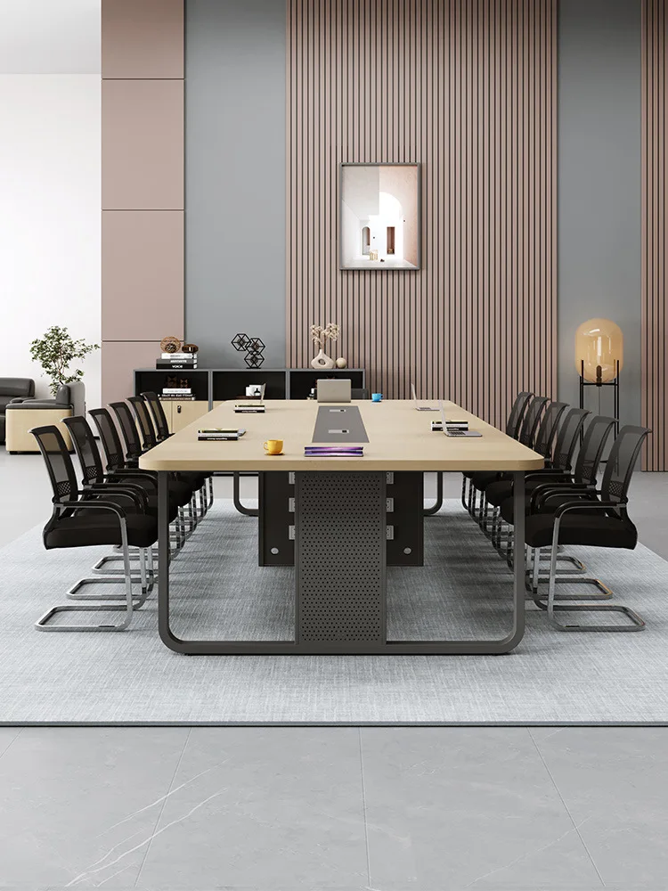 

Conference table, simple, modern, office, strip, workbench, negotiation, training