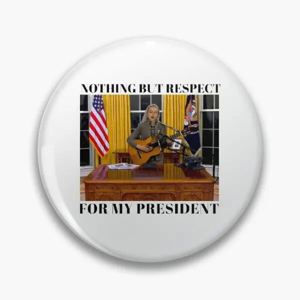 Phoebe Bridgers Is My President  Soft Button Pin Clothes Women Creative Hat Funny Badge Gift Brooch Lover Lapel Pin Collar