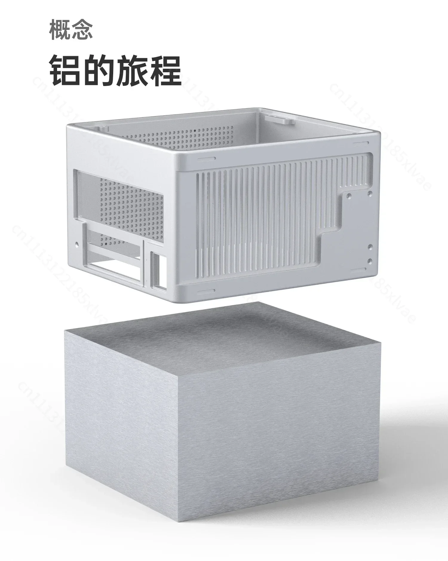 For MQ6 All‑in‑One Aluminum Alloy ITX Case, Compact Mini A4 Small‑Size Desktop Computer Chassis