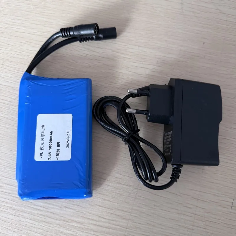 Batteria di ricambio per kit LED 7.4V 5000/6000/7000/10000 MAH accessori batteria al litio con caricabatteria gratuito