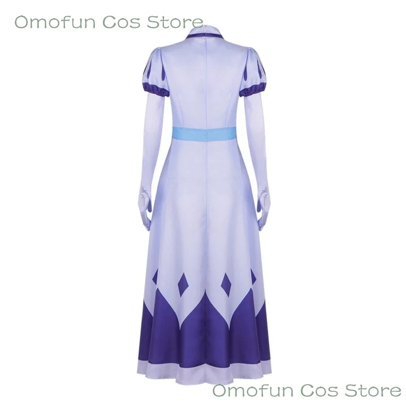 

A;3,c'6\g/Hazbin2Hotel Emily Costume Seraphim Angel Cosplay Halo Women Purple Dress Outfit Halloween Uniform Hasbi3;b,6/k'5;