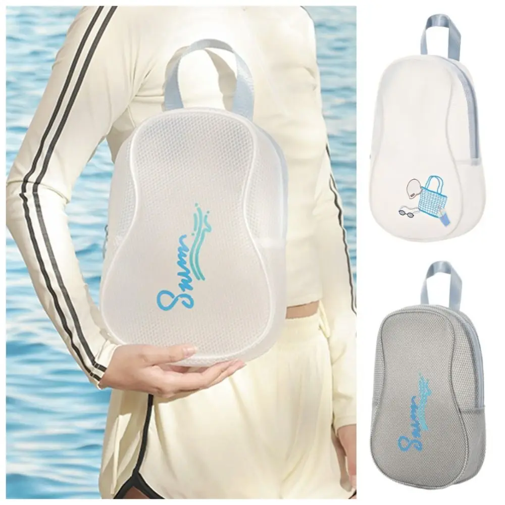 

Casual EVA Waterproof Storage Bag Portable Large Capacity Makeup Bag Translucent Zipper Swimming Handbag Beach Bag