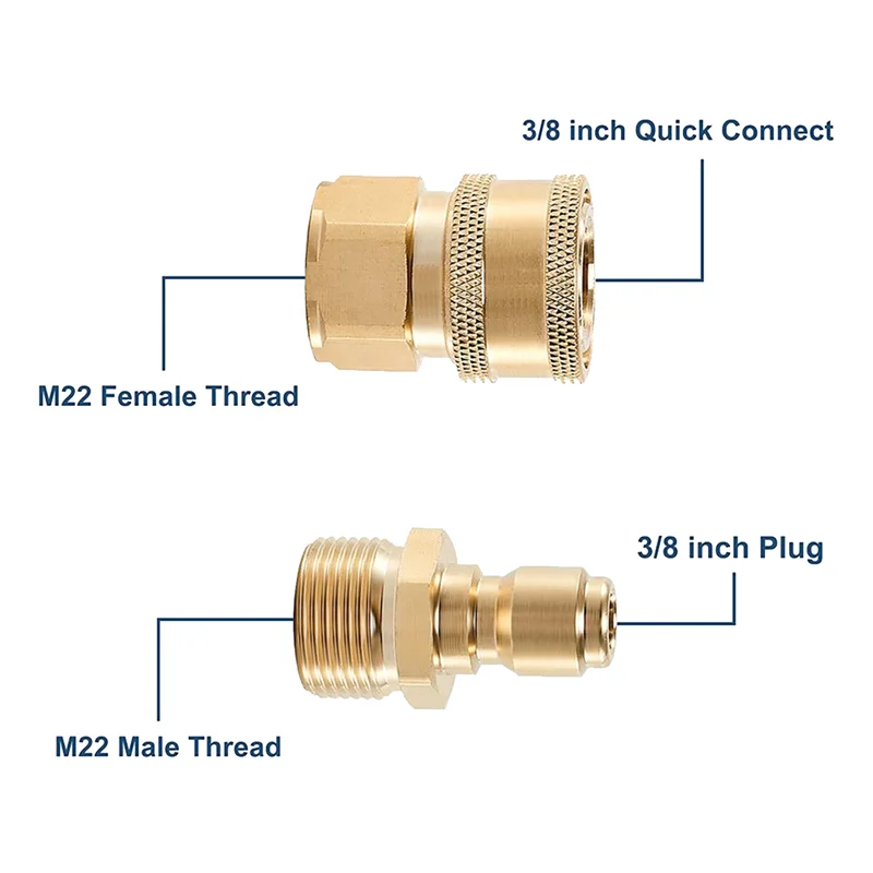 Imagem -06 - Tee Spliter Adaptador para Lavadora o Quick Release Connector de Alta Pressã