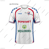 2025 Poland Football Special Kit 25_26 Górnik Zabrze Men Special Football Sports T-shirt Summer Outdoor Breathable Short Sleeve