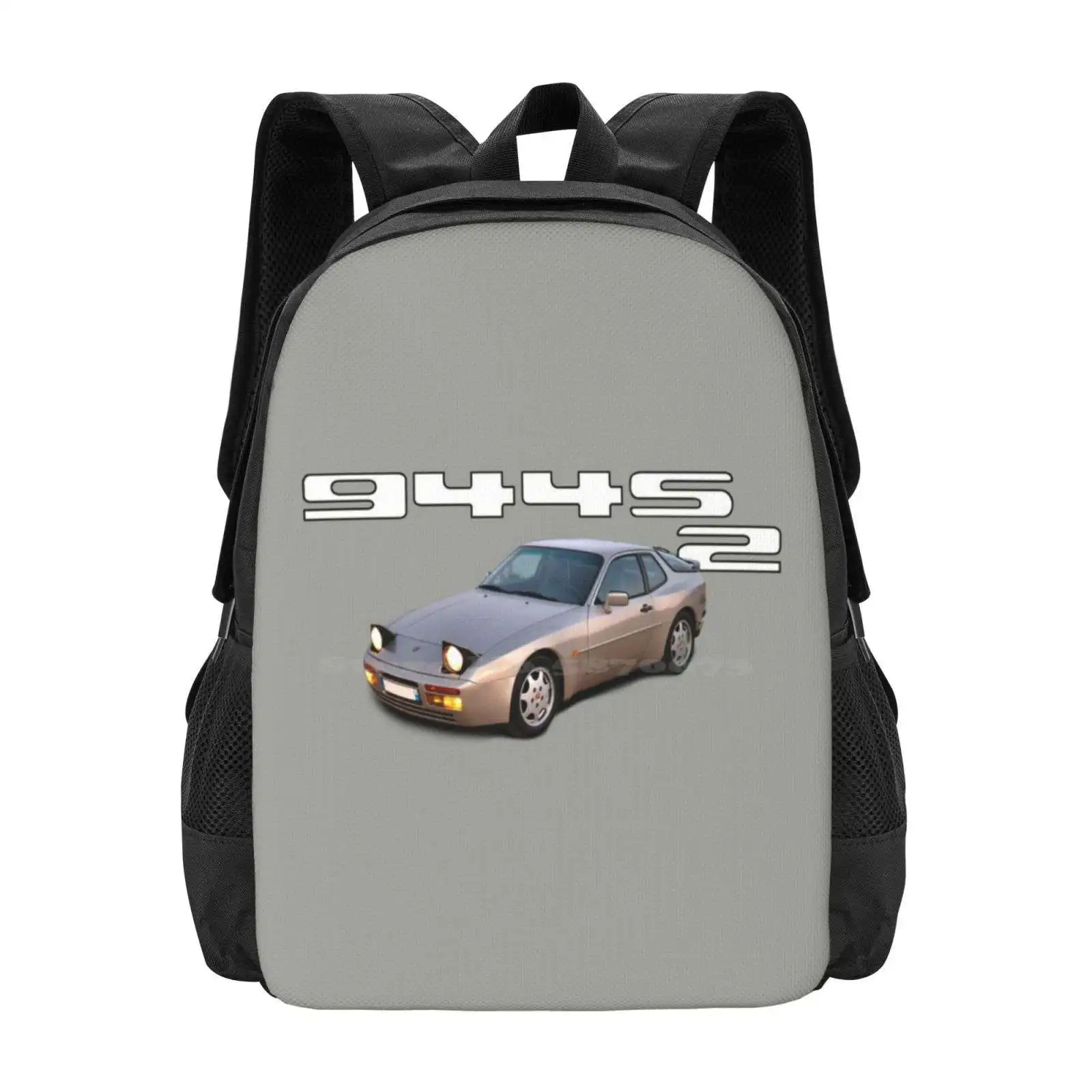 944 S2 Logo Hot Sale Schoolbag Backpack Fashion Bags 944S2 Chopped Off Sport Youngtimer German Classic Automobile Car Popup 80S