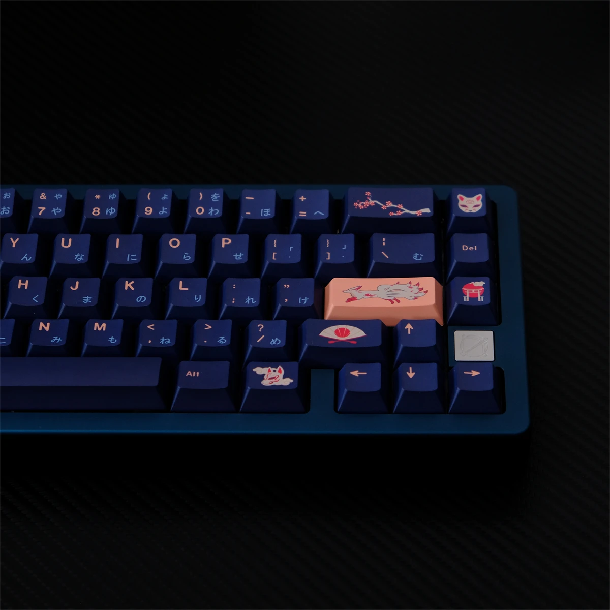 129 Keys Fox Keycaps Cherry Profile Dye Sublimation Keycaps For MX Switches Gaming Mechanical Keyboard PBT Cherry Keycaps