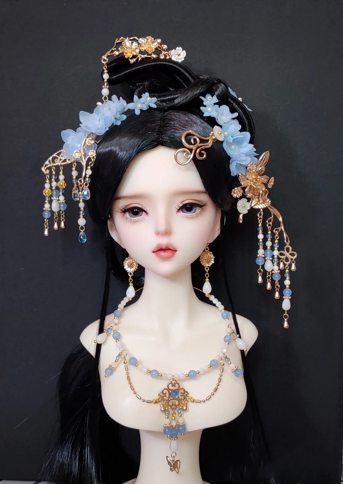 

1/3 1/4 1/6 BJD Doll Jewelry, Earrings, Necklace, Classical Style Headdress Accessories