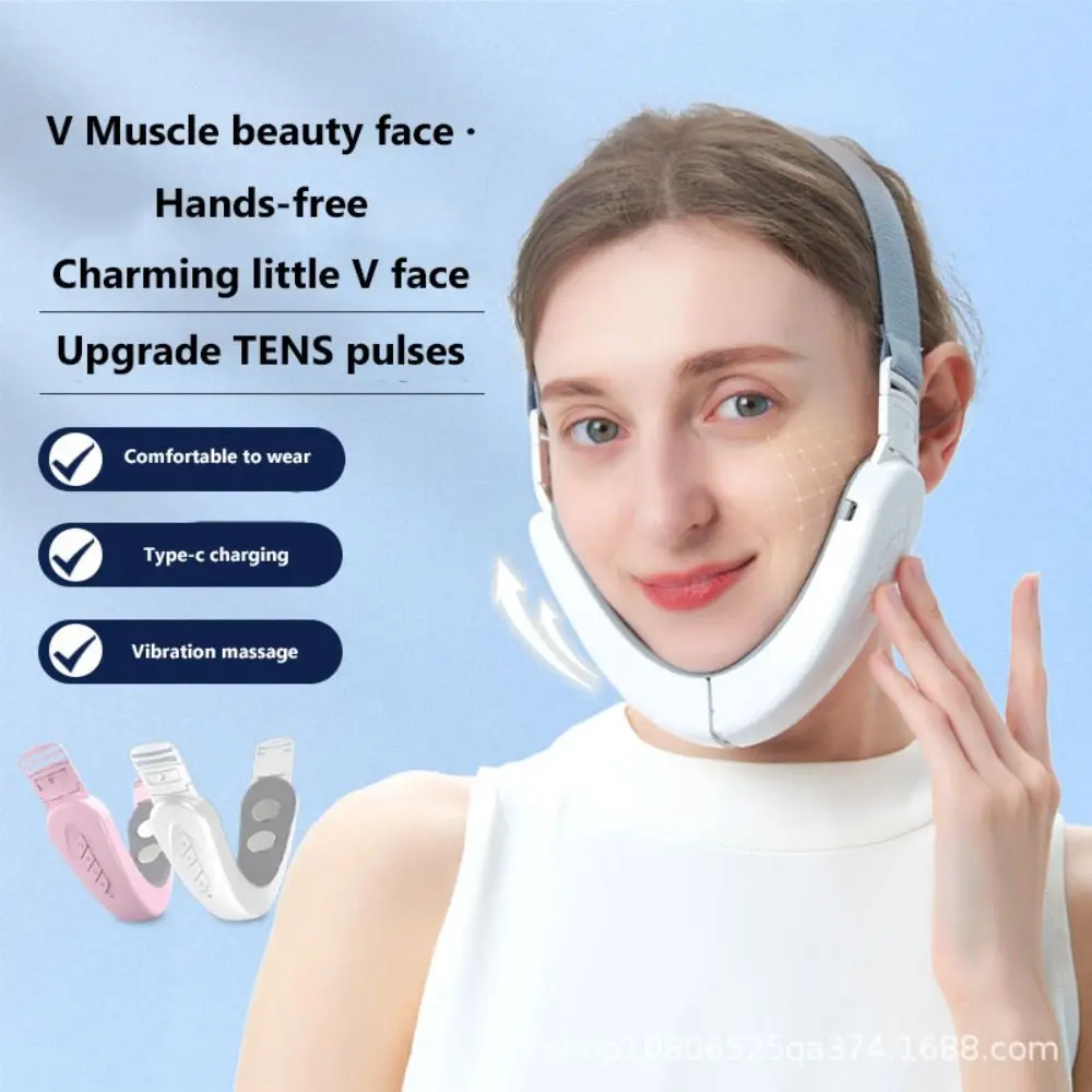 อุปกรณ์ยกกระชับผิวหน้า Micro Current Face Moulding Instrument เครื่องสําอางค์ Face Slimming Instrument V-Face Instrument