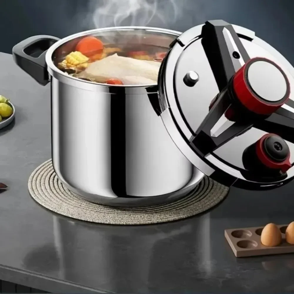 &For High Quality 304 Stainless Steel  30L Cooker Pot Gas Induction Explosion-proof Large Pressure Cooker for Home Cooking Use