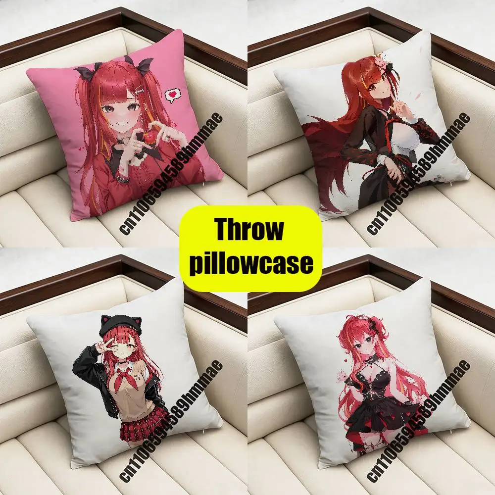 

For Singer A-Akane Lize Throw Pillow Case Sham 45x45cm 40x40cm Square Car Pillowcase Pad Cushion Cover