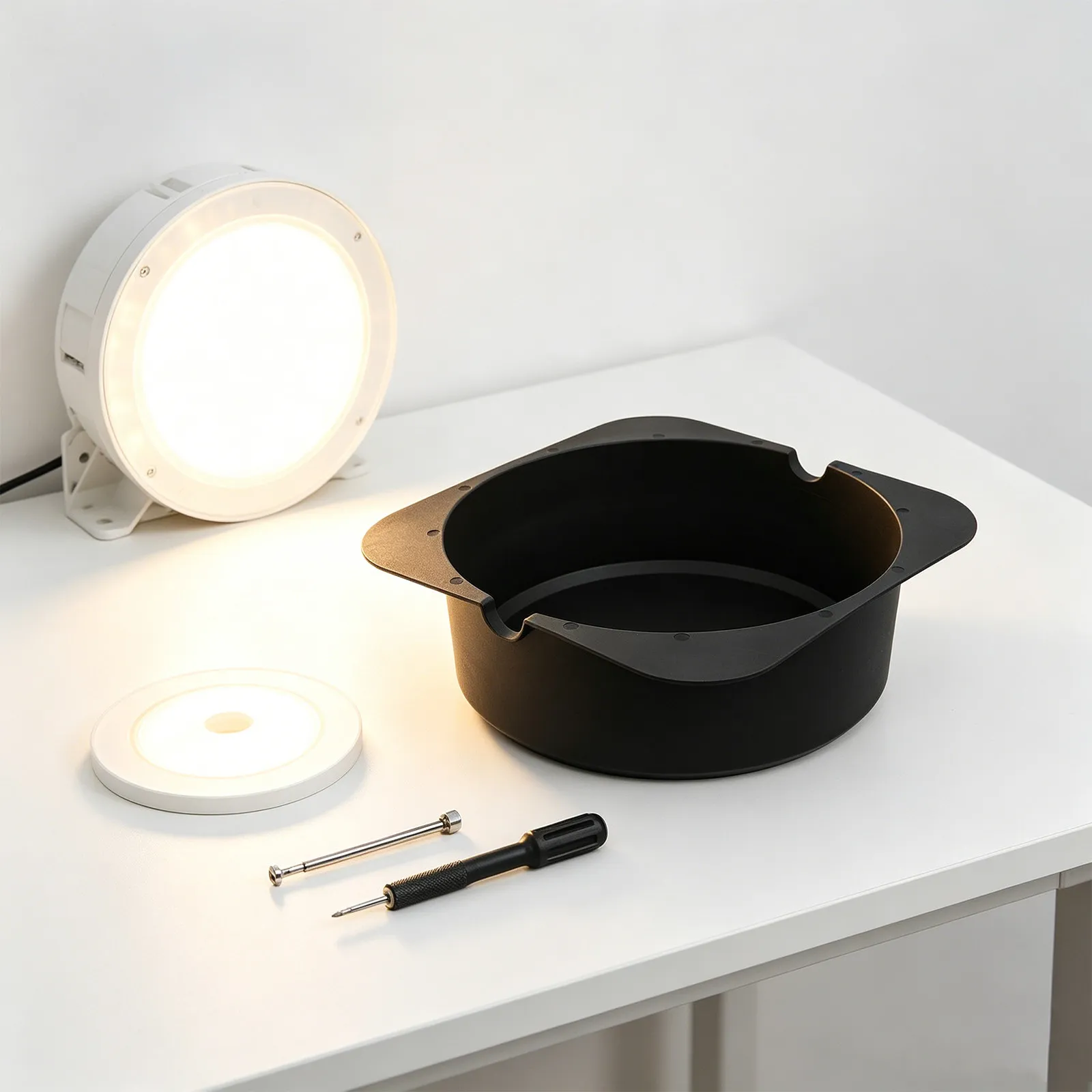Fireproof Downlight Cover Insulation Hood Attic Vapor Draft Stop Shield Loft Ceilings Residential Commercial