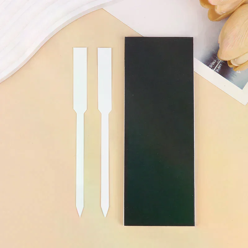 50Pcs Perfume Test Strips Perfume Blotter Strips Disposable White Perfume Test Paper Strips Multi-use For Essential Oils