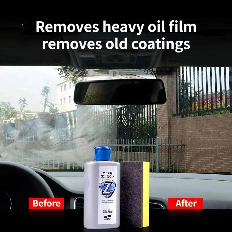 Soft99 Ultra Glaco Car Glass Oil Film Remover Glass Polishing Windshield Cleaner Car Glass Polishing Clear Window Auto Detailing