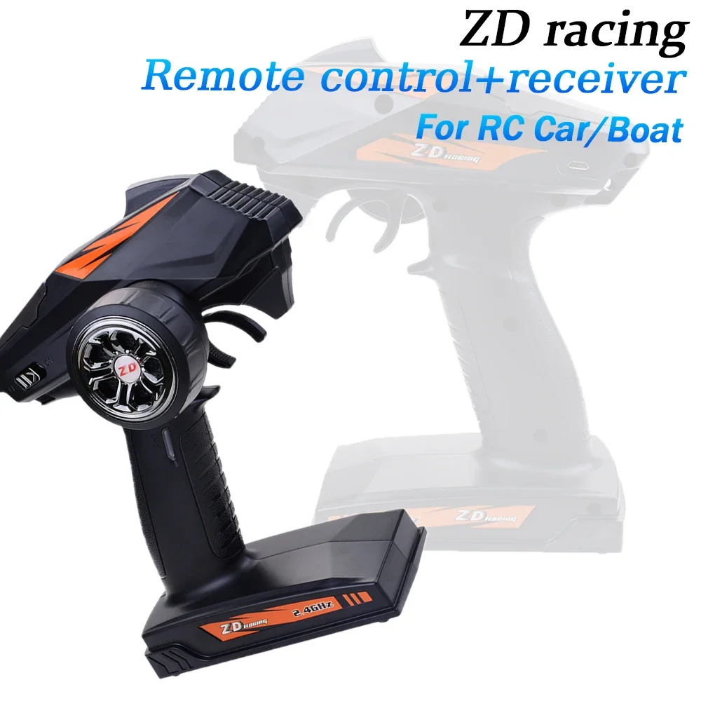 ZD Racing Remote Control With Receiver 2.4GHz 4CH  Remote  Control Vehicle Remote Control Marine For RC Car or Boat