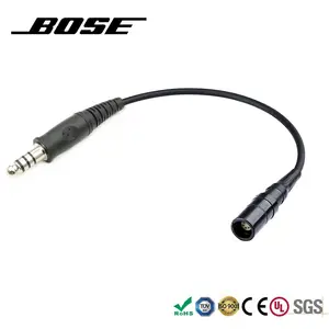 Bose a20 Aviationヘッドセット用6ピン (lemo) からu174へのヘリコプターアダプターU-174、emo 6ピンdaid  clarkアダプター - AliExpress