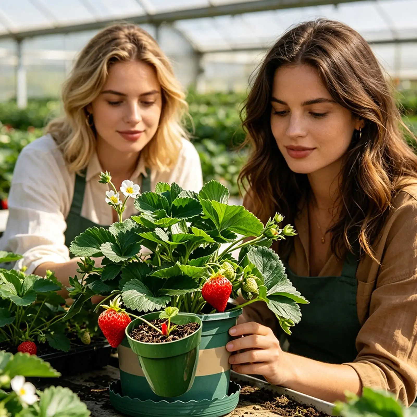 10Pcs Strawberry Runner Cups with 20 Forks, Breathable Reusable Rooting Kit for Plant Propagation, strawberry propagation cups