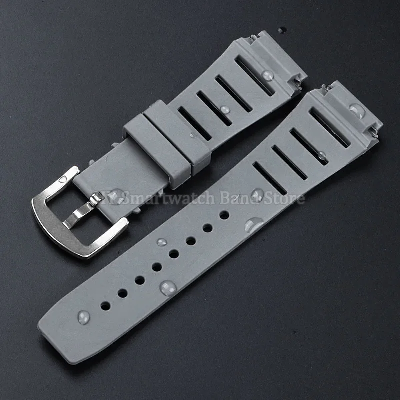 17x21 مللي متر حزام ساعة سيليكون ل ريتشارد ميل RM011 سوار مطاط مقاوم للمياه المعصم الفرقة دبوس معدني مشبك ساعة اكسسوارات