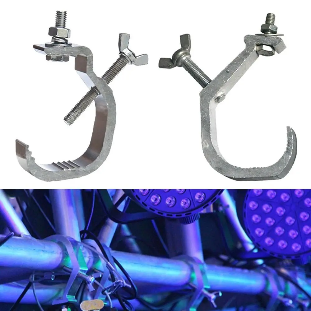 

10pcs/set Aluminum Alloy Stage Light Hook with Rotating Button Adjustable Lamp Clamp Convenient Stage Lighting