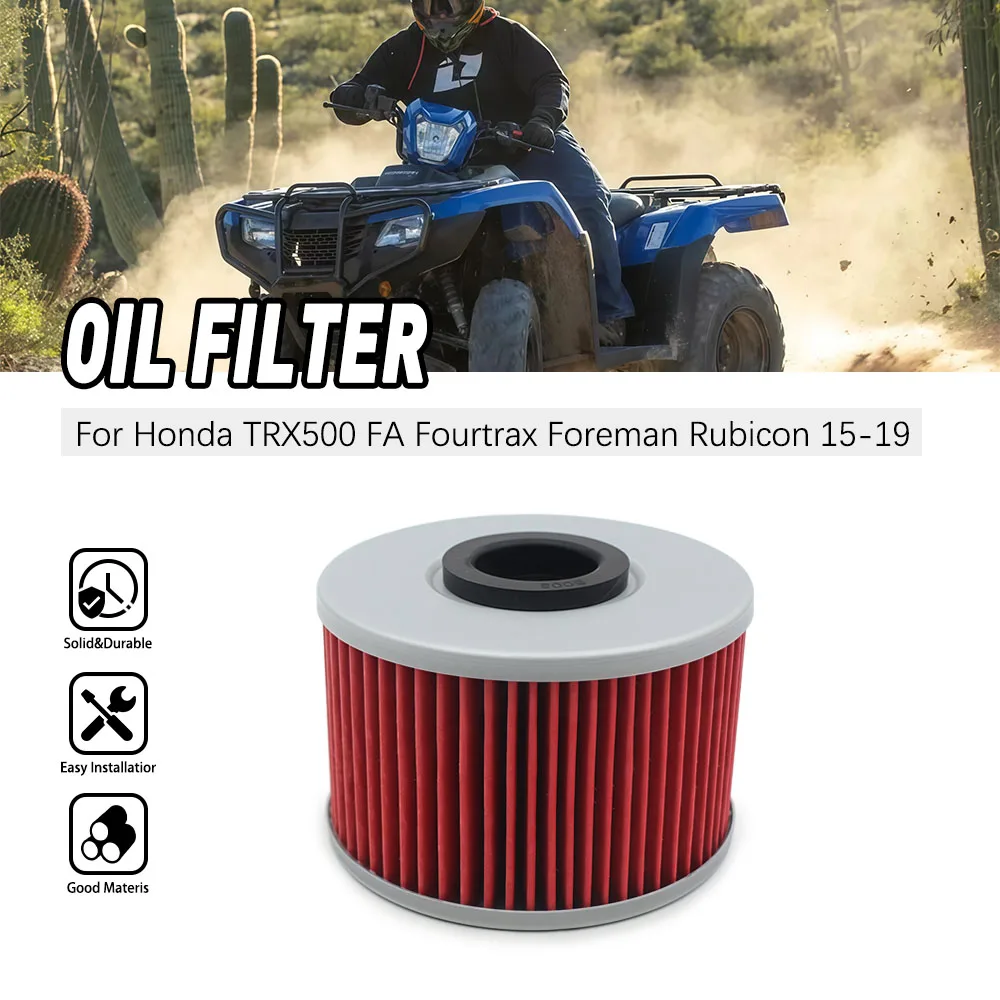 

Motorcycle Hiflo HF114 Oil Filter For Honda TRX500 FA Fourtrax Foreman Rubicon 2015 2016 2017 2018 2019 Oil Filter Motorcycle