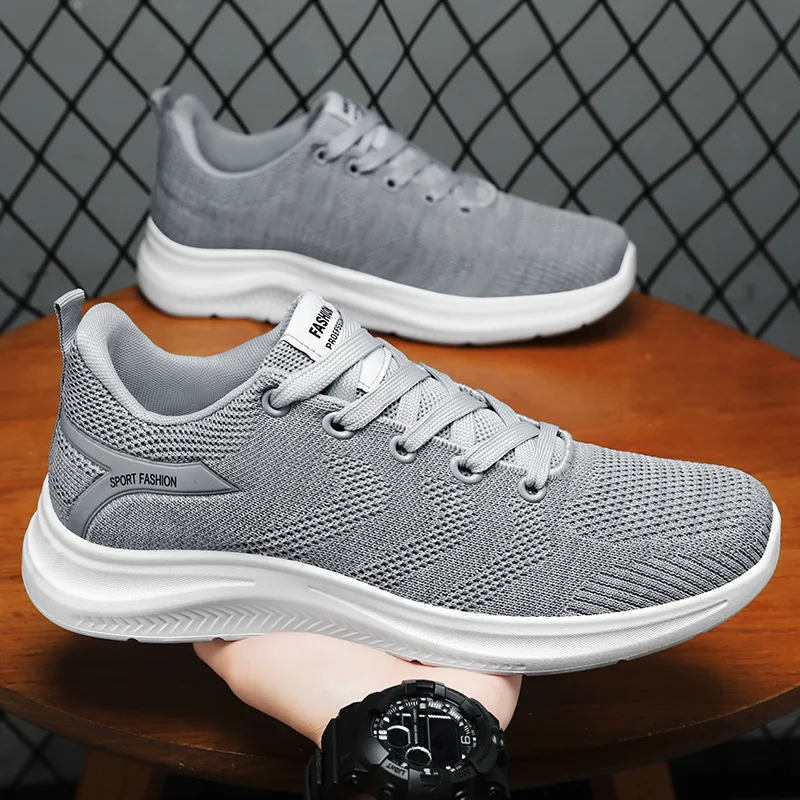 

New Men's Shoes for Daily Casual Mesh Shoes Breathable Odorless Casual Soft Soled Comfortable Dad Sports Shoes