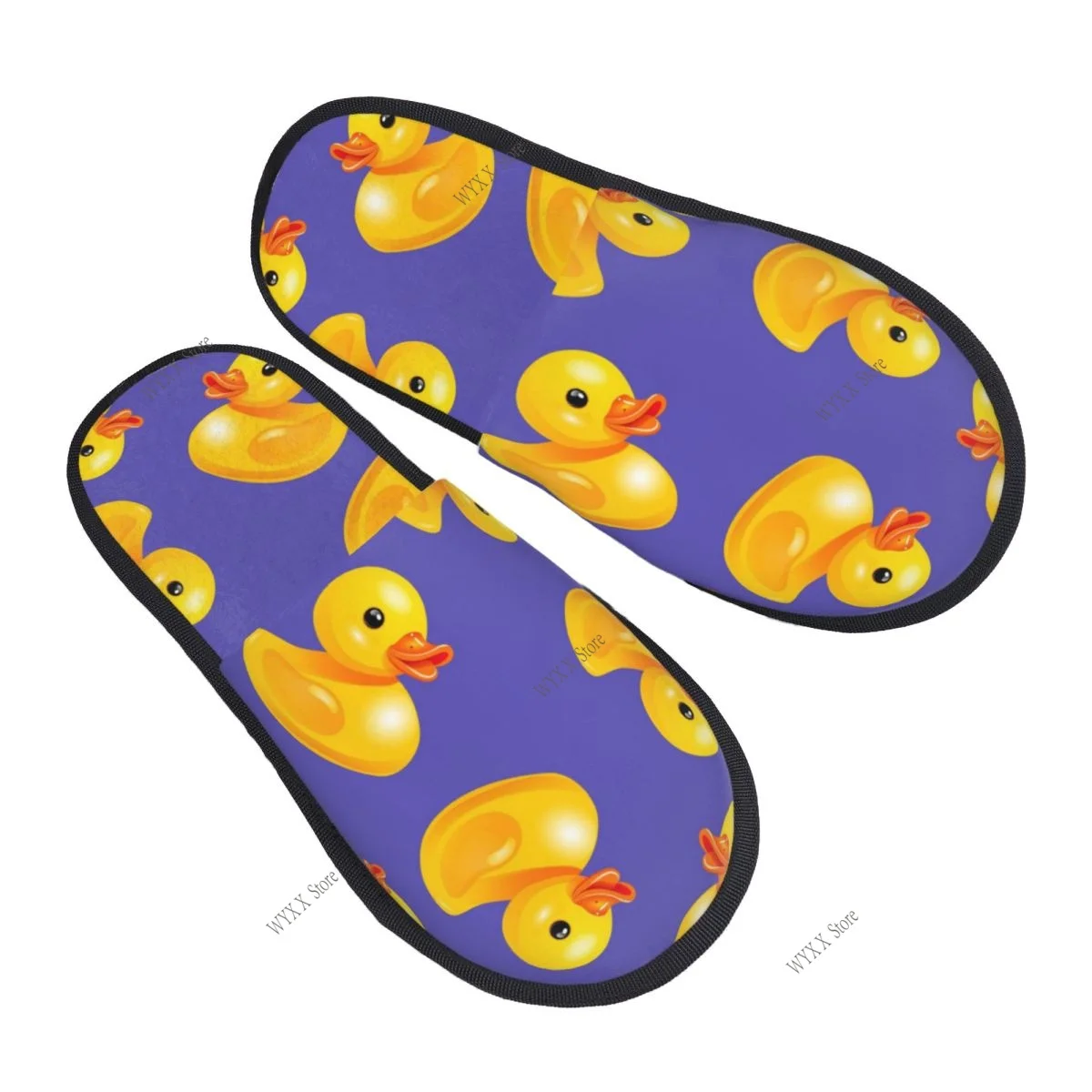 

Men Women Plush Indoor Slippers Duck Warm Soft Shoes Home Footwear Autumn Winter