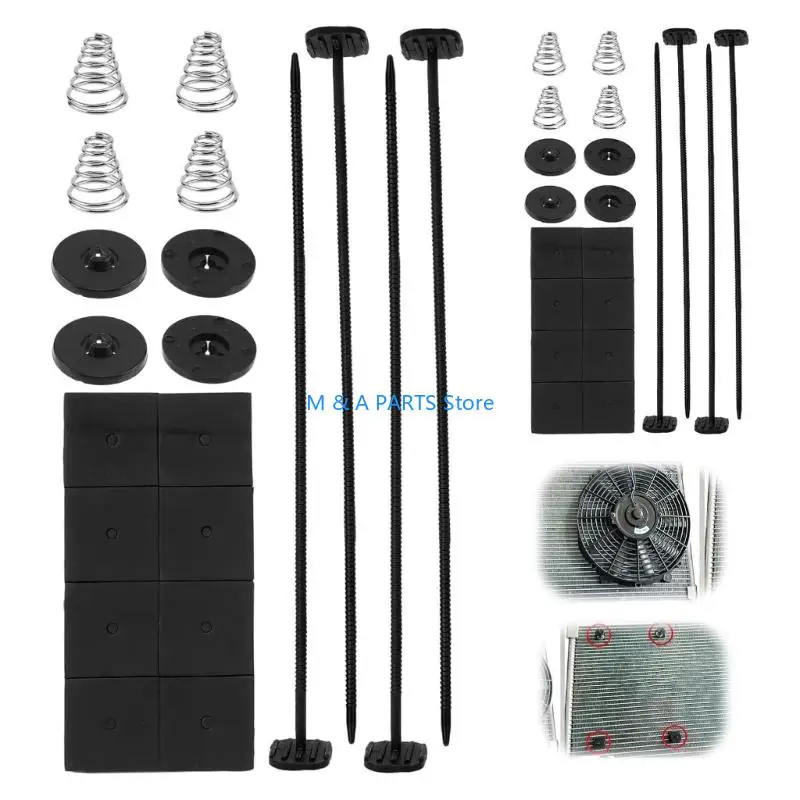 U1JF 2/3/4 Set Fan Mounting Auto Electric Transmission Coolers Mounting Tie Strap