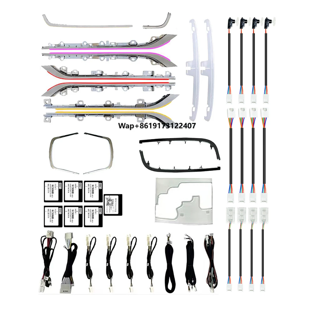 

Upgrade 256 Colors Symphony Led Car Interior Ambient Lighting for 2015-2023 RHD/LHD Strip Accessories