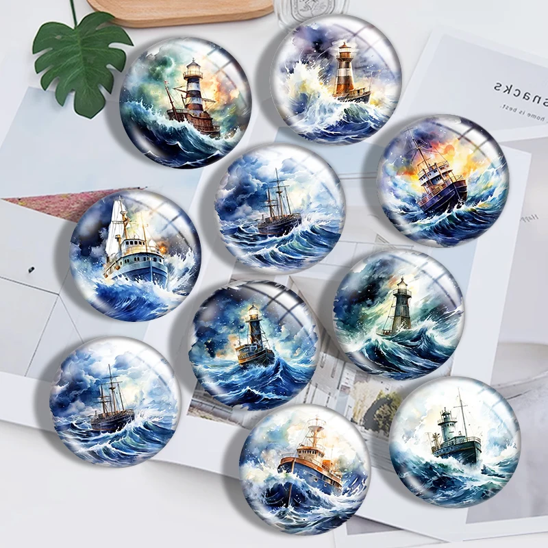 Ships during Storm 12/18/20/25mm glass cabochon  bracelet pendant rings for jewelry demo earrings back Making findings