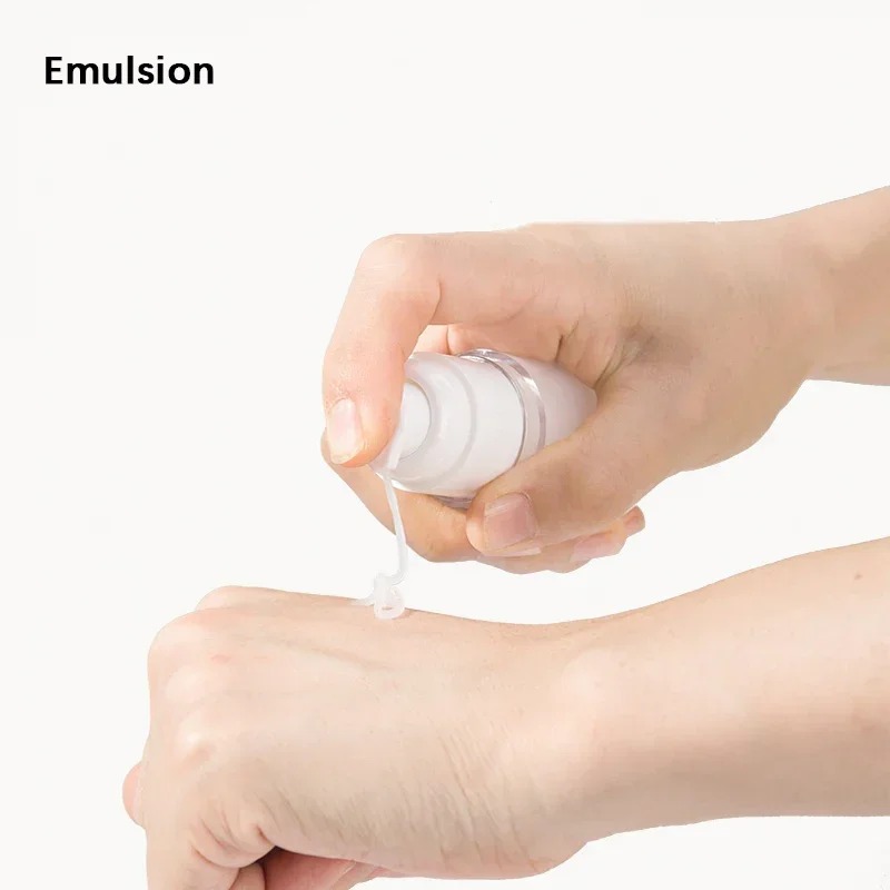 10Pcs 15/30/50/100ml Refillable Bottles Empty Cosmetic Container Spray Pump Bottle Vacuum Press Lotion Bottle Travel Set