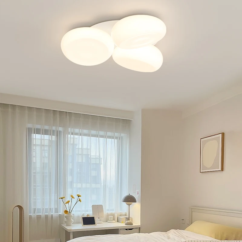 

2023 New Style Living Room Lamp Modern Cream Wind Lamp Nordic Creative Restaurant Bedroom Ceiling Lamps