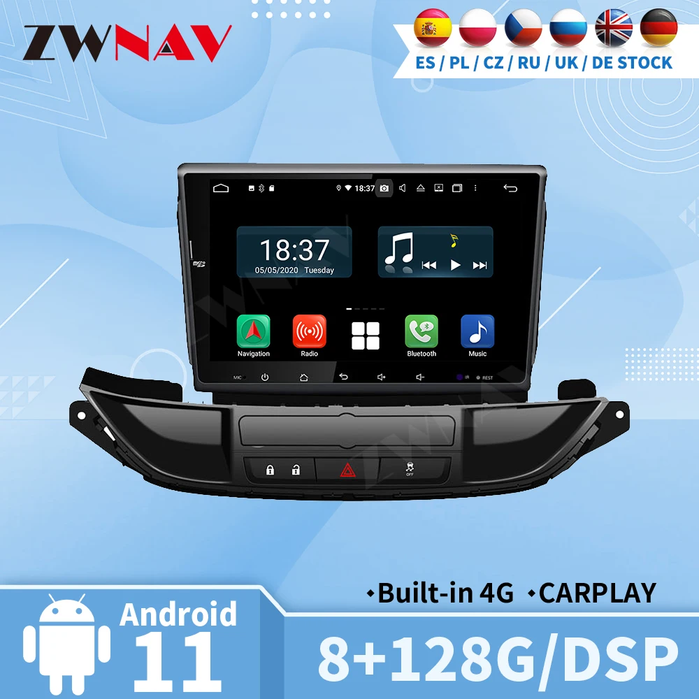 Carplay Radio Bluetooth For Opel Astra J 2015 2016 2017 Automotive Multimedia Central 2 Din Android Auto Screen Stereo Head Unit