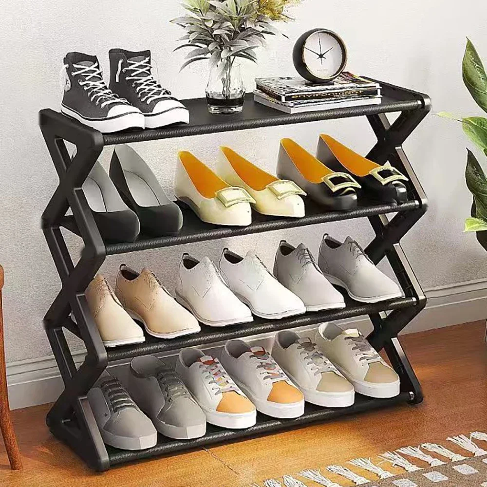 Cheap Shoes Organizer Shoe Organizer Shoe Rack Folding Shoemakers Shoe-shelf Mid-century Furniture Sneaker Living Room Cabinets