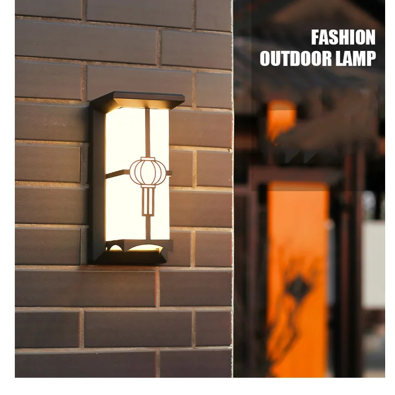 LED  Porch Light Waterproof Outdoor Wall Lamp Room Decor Bedside Sconce Hotel Stair Aisle Courtyard Exterior Wall Lighting