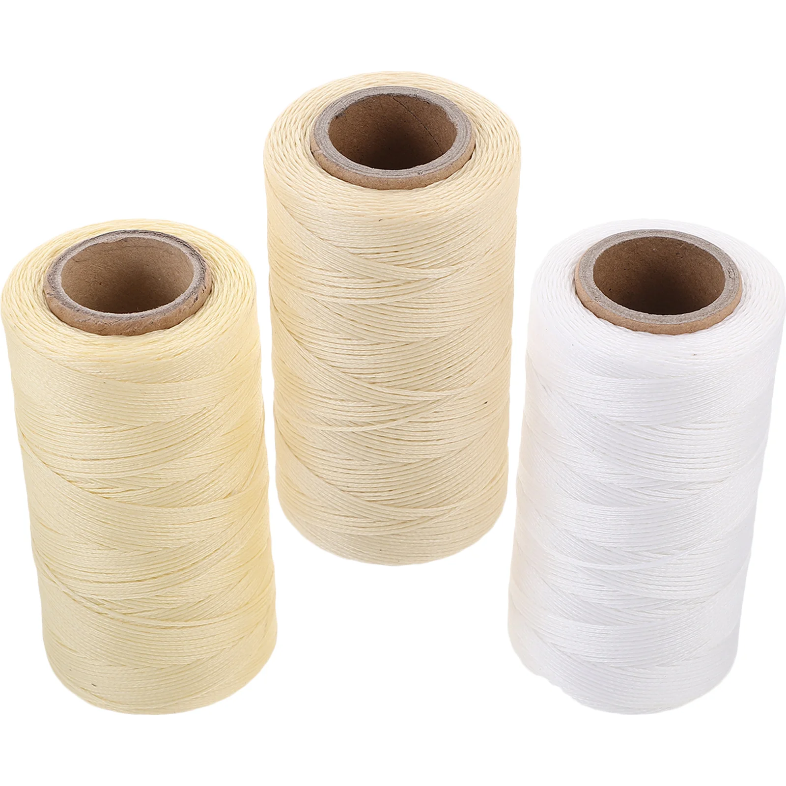 

3pcs 0.8Mm Waxed Stitching Thread Bright Color Sewing Craft Diy Repair Kit For Bags Shoes Bookbinding Flat Wax Line