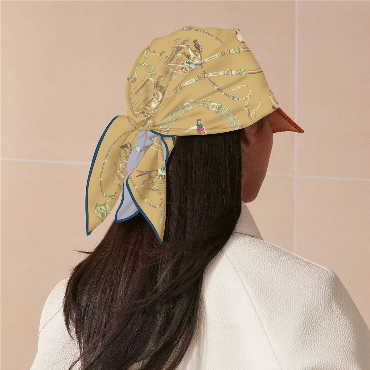 

Роскошный саржевый шарф 70 см, женские шарфы с роликами, шали, сумка, пояс, аксессуары, женский рождественский подарок, двусторонняя шаль