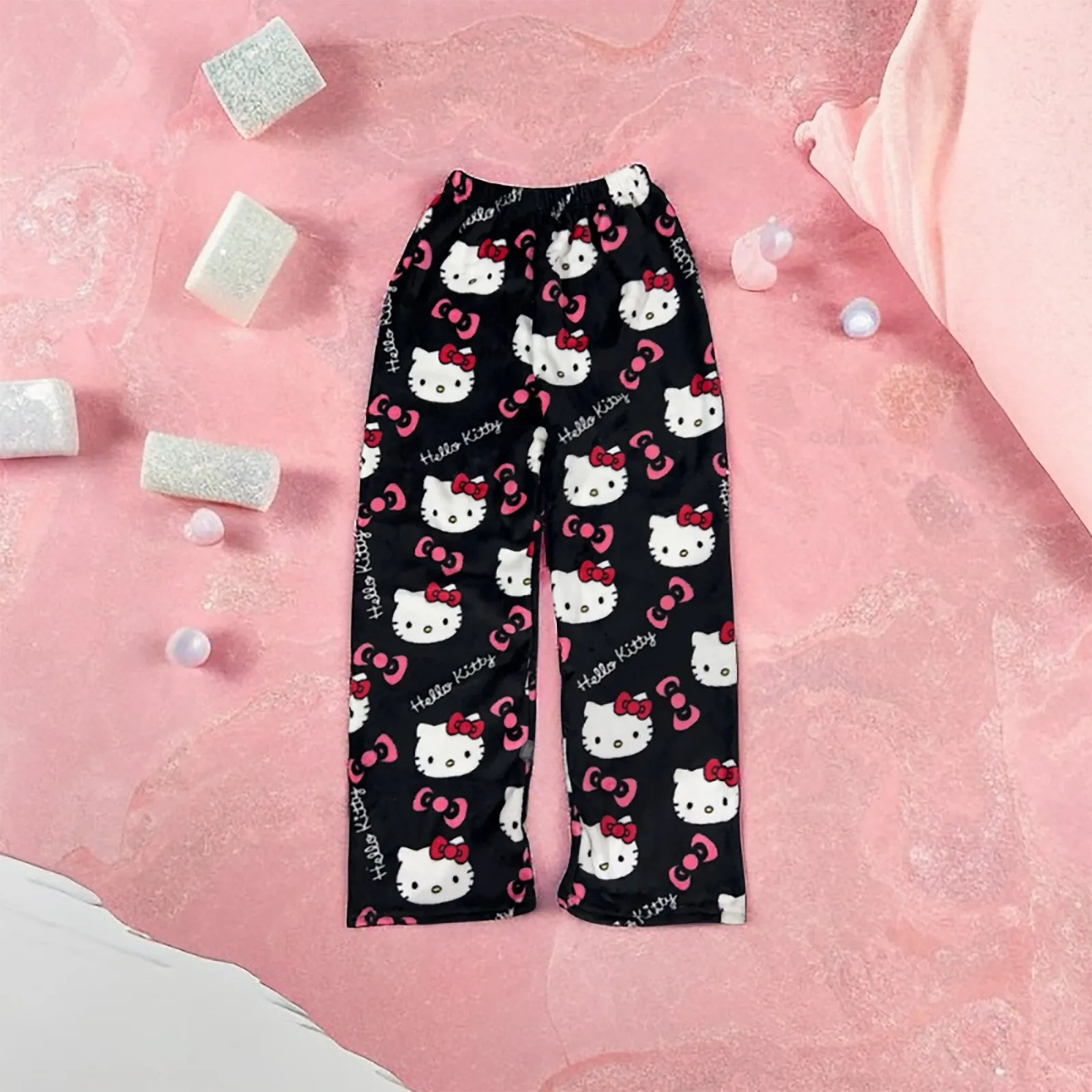 Pajama Pants For Women Flannel Pants For Women Cartoon Casual Home Pants Autumn And Winter