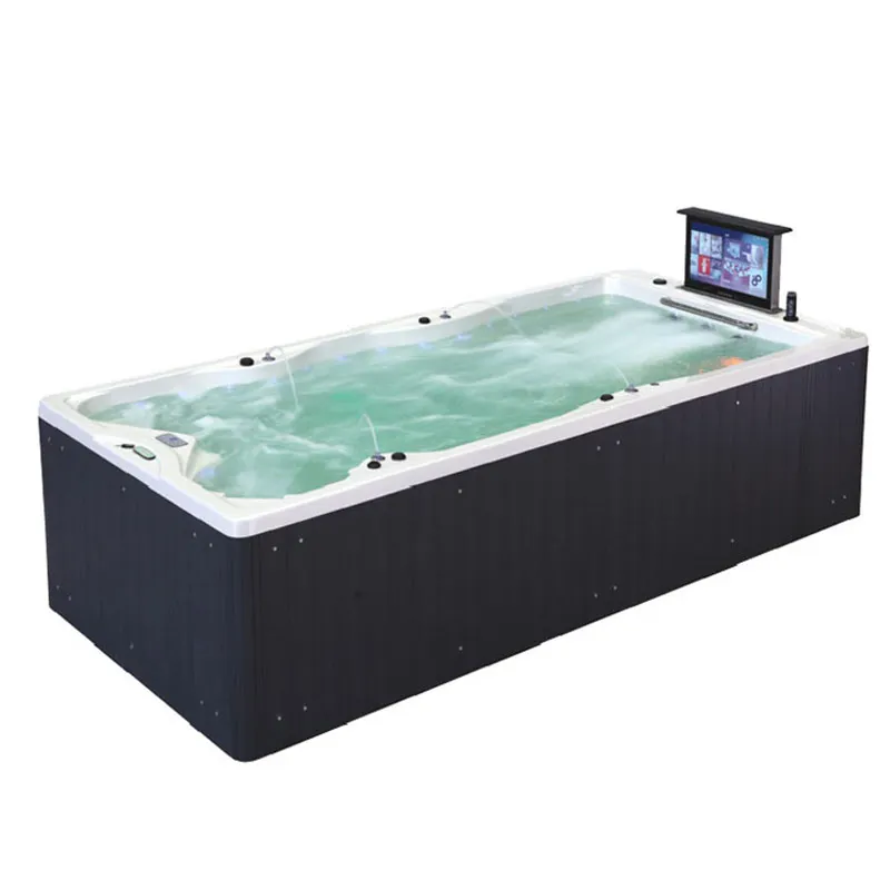 China suppliers EZ-Home freestanding outdoor massage swim spa/ pool spa