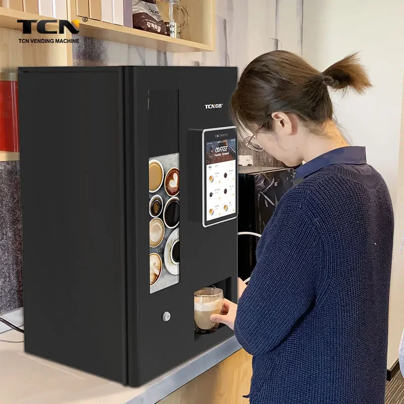 TCN venda quente pequena máquina de venda automática de café de mesa fornecedor de café para escritório