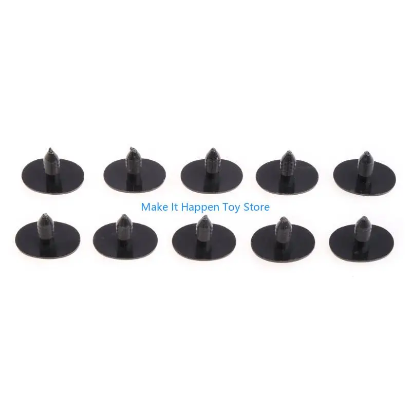 

28EC 5 Pairs(10Pcs) Oval Blue Safety Plastic Eyes Toy Puppets Dolls Eyes DIY 24 x18mm