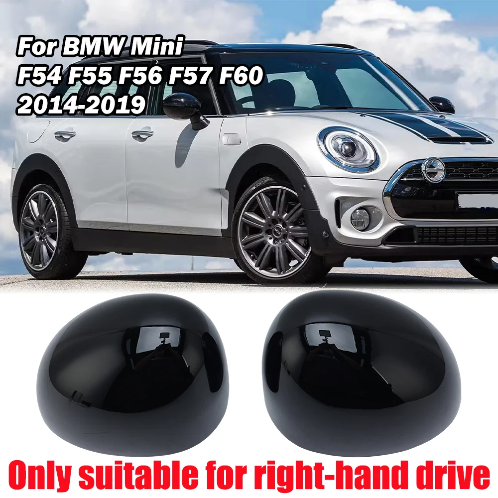 

Rearview Mirror Right Hand Drive Cover Caps For BMW Mini F54 F55 F56 F57 F60 2014-2019 Wing Side Door Mirror Cap Car Accessories