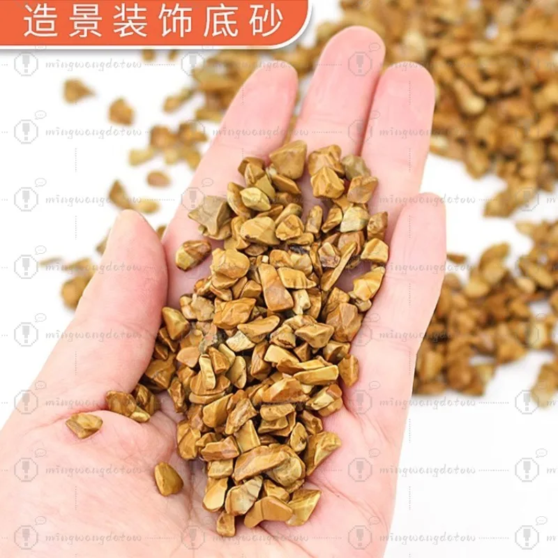 Natural Stones Gravel Crystals Chip Quartz Ore Minerals Tumbled Agates for Home Aquarium Fish Tank Decoration