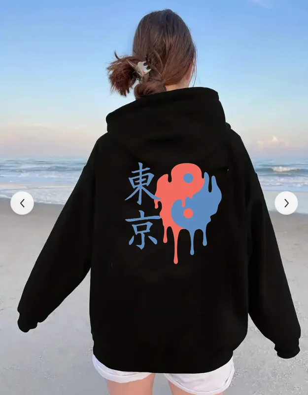 

Japanese Anime Women Hoodies Hip Hop Fleece Woman Harajuku Pullover Y2K Clothes High Quality Sportswear Unisex Streetwear Hoody