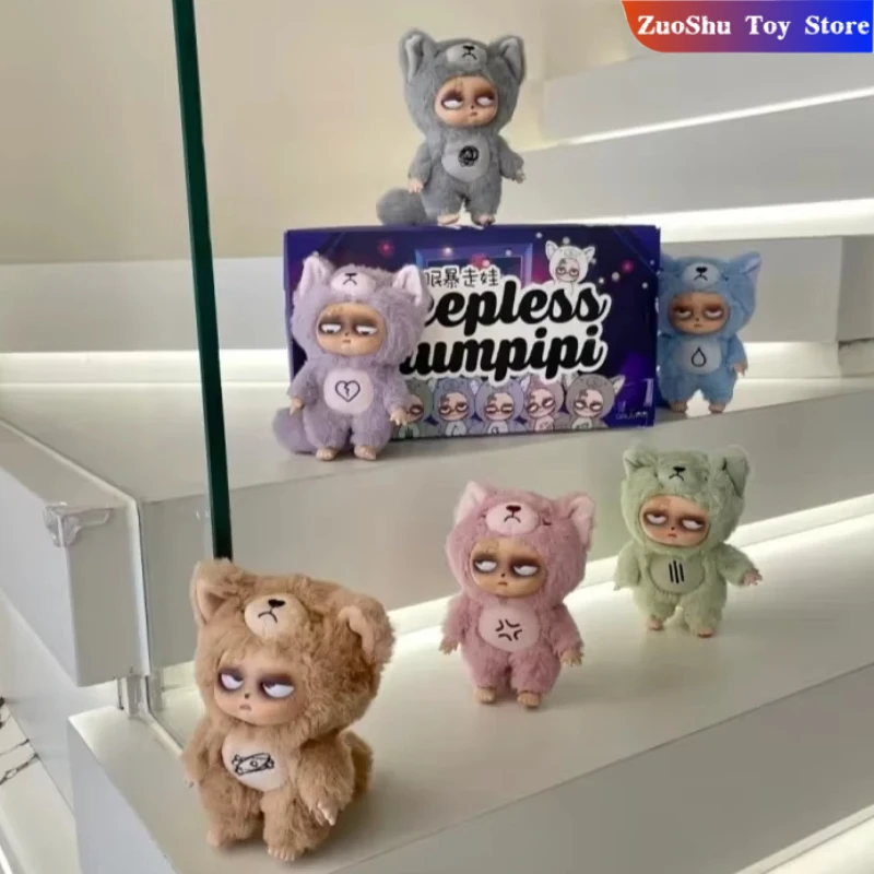 

Original New Sleep Grumpipi Series Blind Box Vinyl Face Doll Trendy Pendant Decor Macaron Color Bag Collection Model Toy Gift