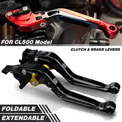 For Honda CL500 CL 500 Clutch Lever Brake Lever Set Foldable Adjustable Handle Levers Motorcycle Accessories Parts