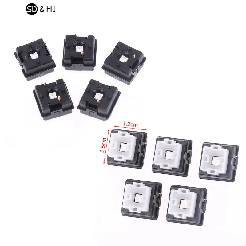 5Pcs  Romer-G Switch For G910 G810 G310 G413 G512 G613 Mechanical Keyboard Shaft Change Shaft Black Switch