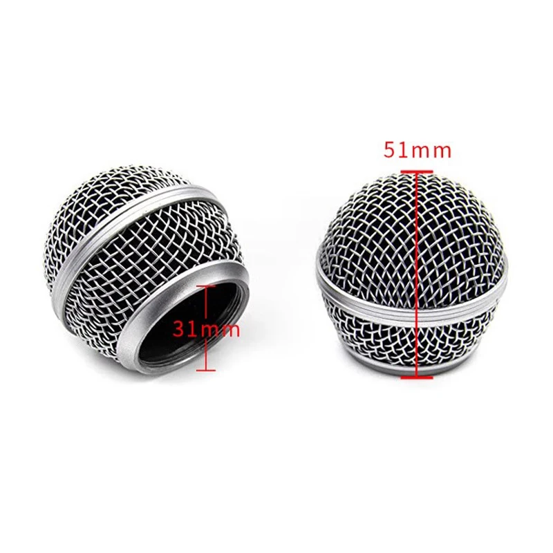 Microphone Windscreen Mic Protect Cover Microphone Cap Shiny Glass Drill New Singer Hosts Wedding Ktv Party Accessories